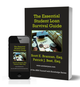 Image: The Essential Student Loan Survival Guide Book 3d Book Cover. This book explains the student loan discharge process and how to get started with the student loan discharge process.