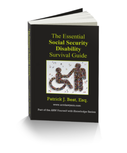 Image: 3d Cover of The Essential Social Security Disability Survival Guide by Patrick J. Best, Esq., Chester County Social Security Disability Lawyer