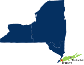 Image: Eastern District of New York Bankruptcy Map for Credit Counseling